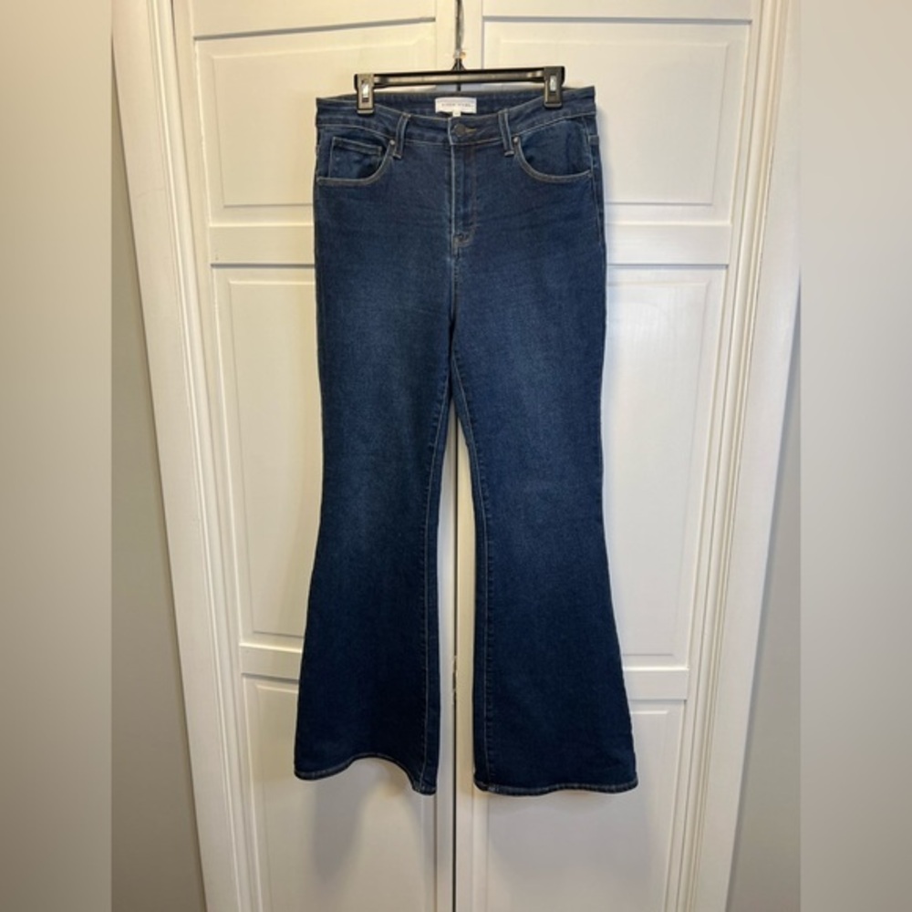 Risen Jeans High Rise Flare Jeans Style #RDP5289 Size Women’s 31 Color Dark Blue